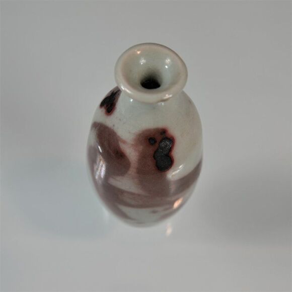 Vintage Pottery Studio Vase 1970s Signed MSG - Picture 5 of 9